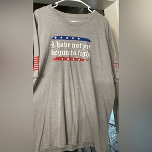 Grunt Style Patriotic Gray Tee